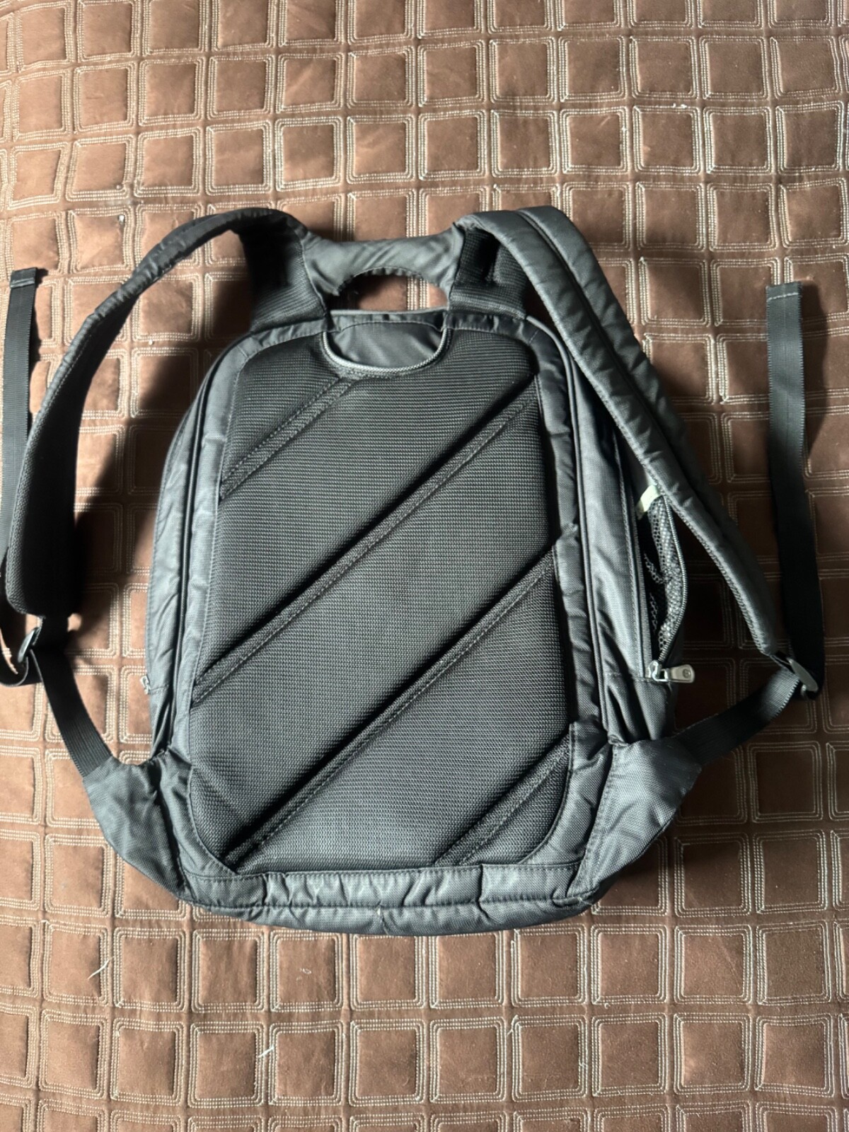TUMI T-TECH 20 L gunmetal black & carbon ballistic nylon backpack 51205D image 2