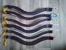 cob, brown empty channel browband leather, padded various sizes USA made