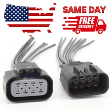 2007 - 2015 Chevrolet Silverado Headlight Delphi Connectors Plug Pigtail OEM