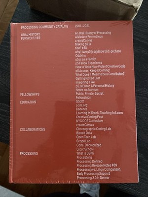 Processing Community Catalog 2001-2021