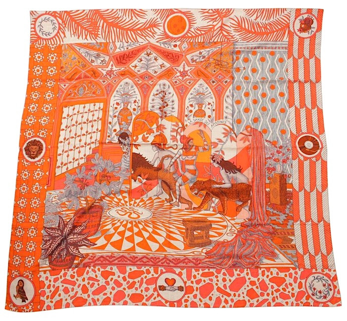 HERMES カレ140 LA DANSE DES AMAZONES ショール La Danse des Amazones shawl 140 | Hermès UAE