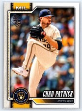 2026 Topps #217 Chad Patrick - Milwaukee Brewers
