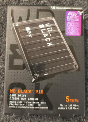 Western Digital WD_BLACK P10 5TB External HDD USB Micro USB PC - NEW - J3