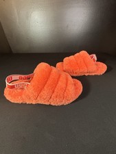 UGG Fluff Yeah Slide Sandals Red Currant Women s Size 9 1095119