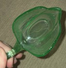 Fenton Vintage Green Swan Dish Uranium UV Glass Bowl Tray — photo 9