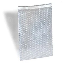 250 - 6x8.5 Bubble Out Pouches Bags Wrap Cushioning Self Seal Clear 6" x 8.5"
