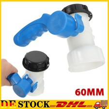 Klappenhahn Auslaufhahn Ventil Adapter F&uuml;r IBC Container Wassertank DN40 NEU