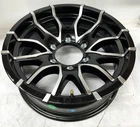 16x6  6 Lug  Black Machined  Aluminum Eagle Trailer Wheel   12169 16655BMLS