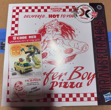 Transformers X Stranger Things Collaborative Code Red Surfer Boy Pizza - NEW