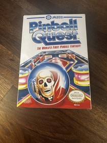 PINBALL QUEST Nintendo NES Authentic Complete CIB all inserts reg card