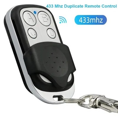 5PCS 433MHz Universal Garage Door Remote Key Fob Gate Roller Shutter Cloning Con