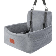WOOAIDAGG Dog Car Seat for Small Dogs Under 30lbs Comfy  Safe Travel Bed with