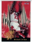 1995-96 Skybox NBA Hoops Earth Shakers Michael Jordan Card #358