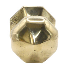Antique brass centre pull door knob (DP110)