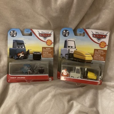 Disney Pixar Cars 3 Evolution Millie & Robert Jamjones Konvolut x2 