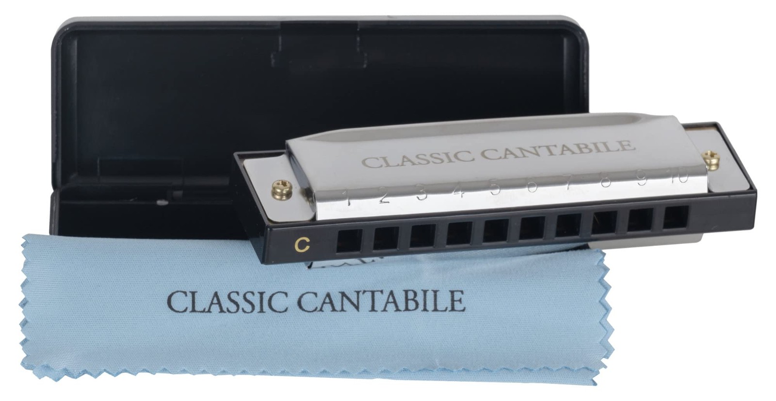 Harmonica Alabama Blues AHB-150 ECO C-Dur 10 anches laiton instrument musique débutant