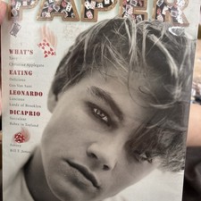 PAPER MAGAZINE NYC Nightlife Leonardo DiCaprio September  1995 Fashion Issue!