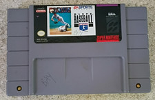 MLBPA BASEBALL SUPER NINTENDO SNES VIDEO GAME AUTHENTIC