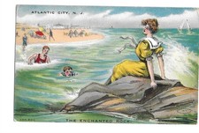 The Enchanted Rock, Atlantic City NJ Postcard