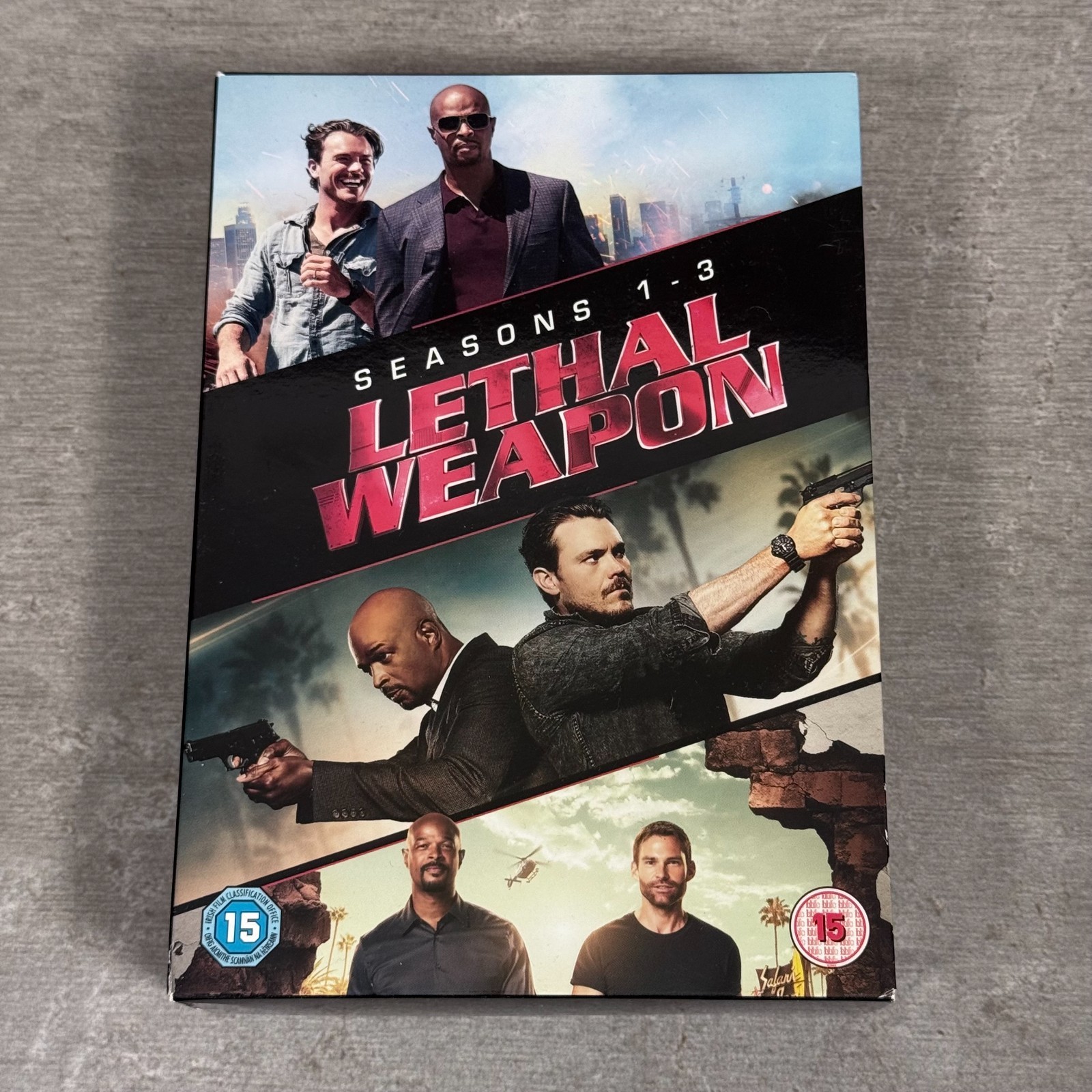 Lethal Weapon Complete Seasons 1-3 DVD Box Set - All 55 Episodes Series 1 2 3