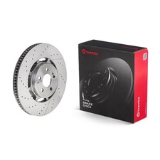 2x Bremsscheibe PRIME LINE - Dual Cast BREMBO 09.D411.33 für MERCEDES GLE C167
