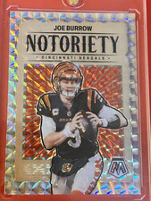 Panini 2024 Mosaic Joe Burrow #2 Notoriety Prizm Cincinnati Bengals