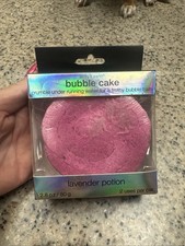 Body Earth Bubble Cake, Lavander Potion Bubble Bath, 2.8 oz, NEW 2 uses per bar