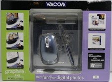 NEW Wacom Graphire 4 USB Tablet Mouse Pen Holder 4x5 Digital Photo Edit CTE440B