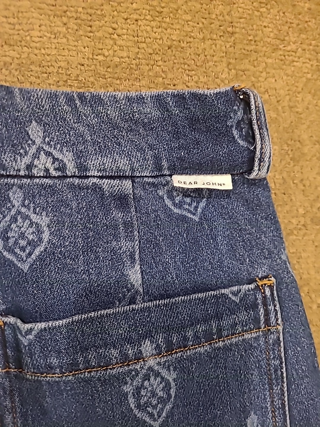 Dear John Denim Audrey, TULIP CREST, WIDE LEG Jeans Size 26