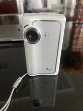 Pure Digital Technologies Flip Video Model F130w White Silver Camcorder
