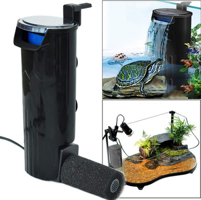 Turtle Filter Aquarium Filter Low Water Level Internal Filter Waterfall Flow Aqu