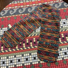Vintage 80s/90s Southwestern Aztec Tribal USA Multicolor Scarf OSFA