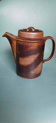 °°° ARABIA RUSKA FINNLAND KAFFEEKANNE CA. 1,2 L MIT DECKEL H = 18 CM °°°