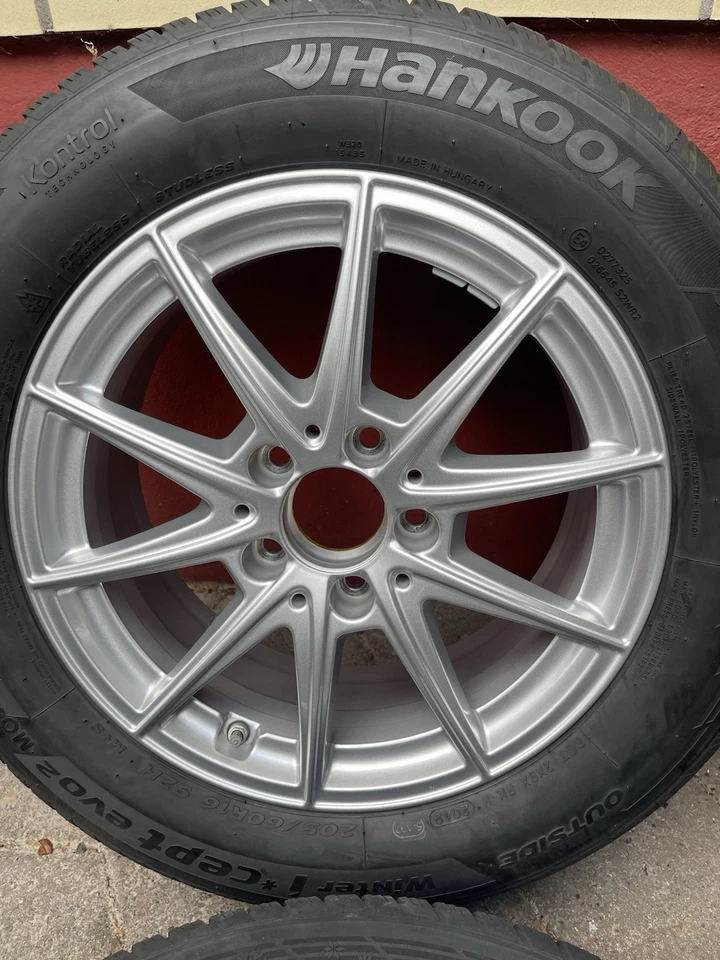 Mercedes A1774011100 Alufelgen Winterräder CLA 118 A177 B247 Klasse 205/60 R16 - Bild 2 von 4