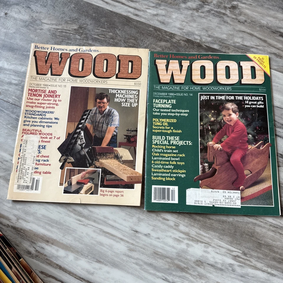 Wood Magazine Better Homes And Gardens 1986-2011 Assorted Lot 26 Craft Projects - Image 3 of 4