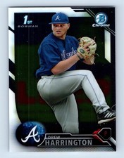 2016 Bowman Chrome Draft Drew Harrington Atlanta Braves #BDC-37