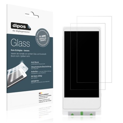 2x Schutzfolie für Clover Flex Pocket matt - Anti-Shock 9H Folie dipos Glass