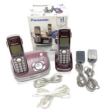 Panasonic KX-TG6521 Dect 6.0 Plus Voicemail Cordless Phones NO BATTERIES INCLUDE