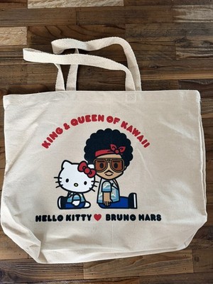 Bruno Mars x Hello Kitty Tote Bag Las Vegas Residency 2024 Limited Sanrio