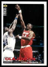 Hakeem Olajuwon 1995-96 Collector's Choice  II #41 Rockets NBA READ FREE SHIP