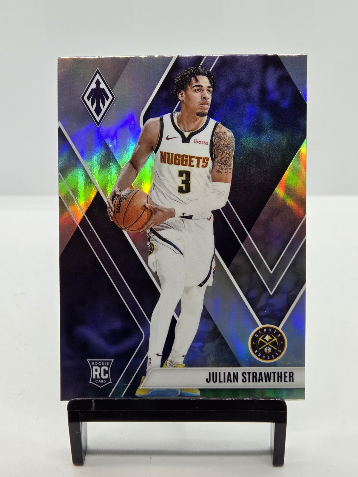 2023-24 Panini Phoenix Julian Strawther Silver Prizm Rookie Denver Nuggets #283