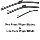 BMW X1 2014 - 2022 Front and Rear Windscreen Wiper Blades