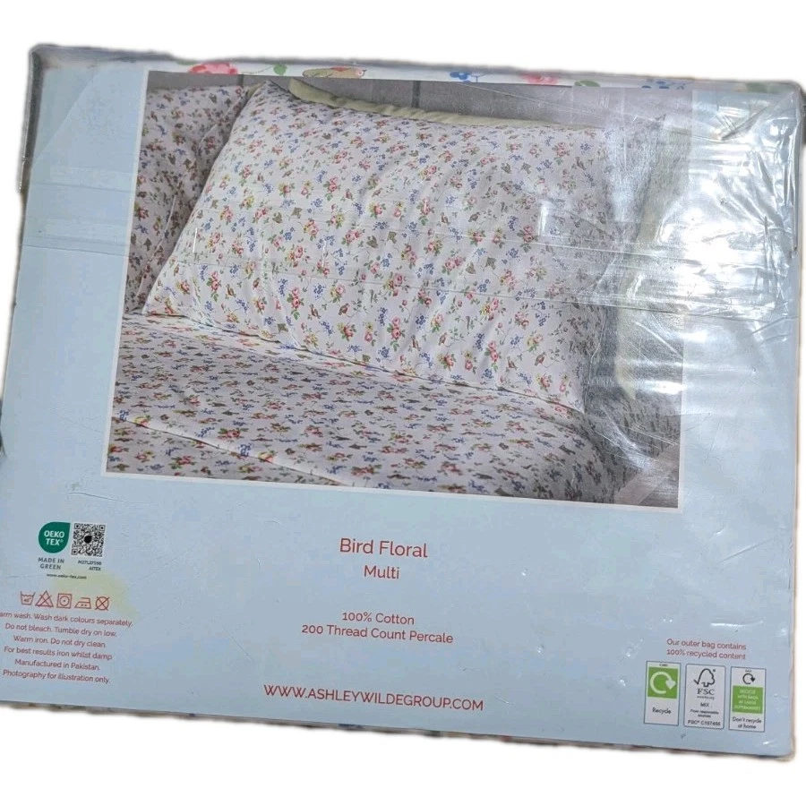 Cath Kidston London Twin-XL Sheet Set - Bird Floral - Image 2 of 3