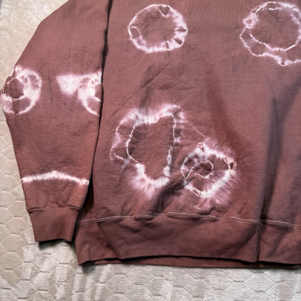 Винтажный 90-х тяжелый Fruit of the Loom супер хлопок галстук краситель пустой толстовка XXL - Изображение 2 из 4