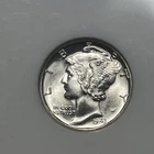 1943 D 10C Mercury Dime NGC MS66 FB. Well-Struck Stunner!