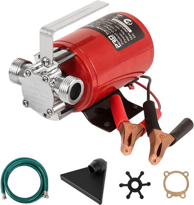 Utility Pump,  12V DC 350GPH Electric 1/10HP Mini Portable Water Transfer Pump w
