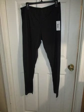Climate Right Cuddl Duds Base Layer Light Silky Poly Leggings Black XL * New