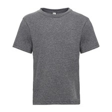 Alstyle Apparel & Activewear Heathered Gray Short Sleeve T-Shirt Youth Large