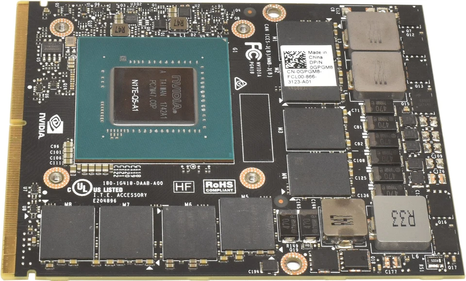 Dell NVidia Quadro P5000 16GB GDDR5 0GPGM8 Graphics Card for Precision 7720 NEW - Image 3 of 4