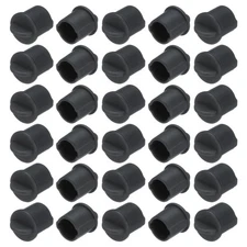 30pcs BNC-A Port Duct Covers Caps Silicone Plugs Protector, Black